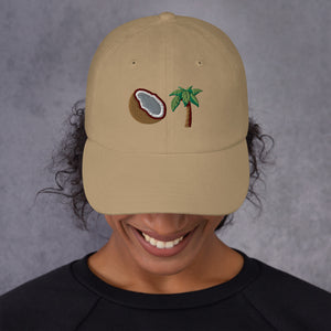 Coconut Tree Dad Hat