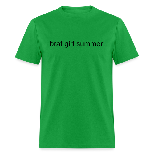 Brat Girl Summer Tee - bright green