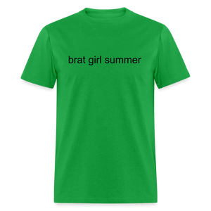 Brat Girl Summer Tee - bright green