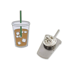 Iced Coffee Pin - The Gay Bar Shop