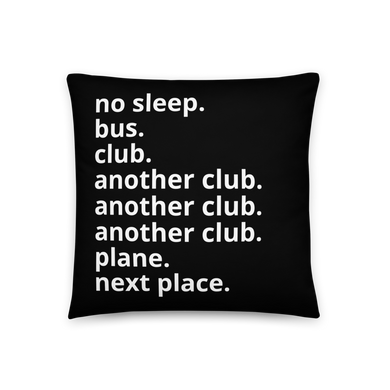 No Sleep Pillow - The Gay Bar Shop