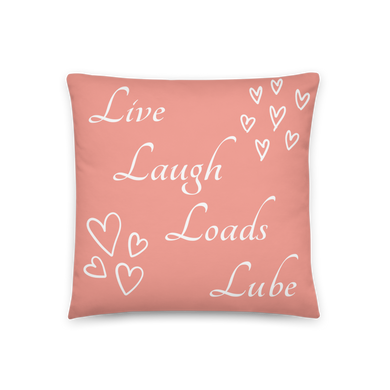 Live Laugh Loads Lube Pillow - The Gay Bar Shop