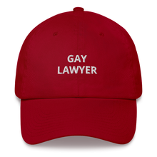 Load image into Gallery viewer, Gay Lawyer Dad Hat - The Gay Bar Shop
