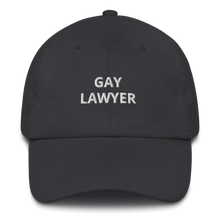 Load image into Gallery viewer, Gay Lawyer Dad Hat - The Gay Bar Shop
