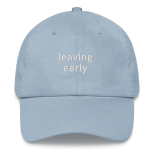 Leaving Early Dad hat - The Gay Bar Shop