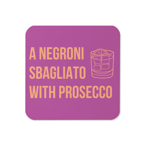 A Negroni Sbagliato Coaster