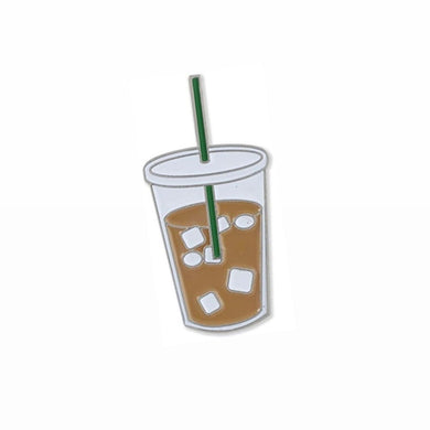 Iced Coffee Pin - The Gay Bar Shop