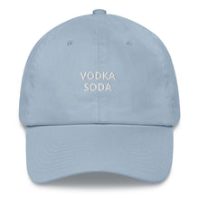 Load image into Gallery viewer, Vodka Soda Dad Hat - The Gay Bar Shop
