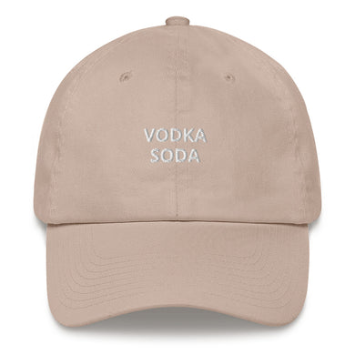 Vodka Soda Dad Hat - The Gay Bar Shop