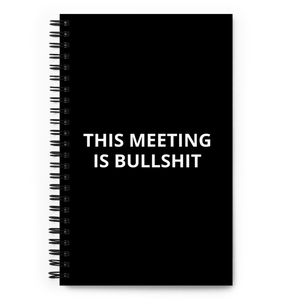 This Meeting Is Bullshit Notepad