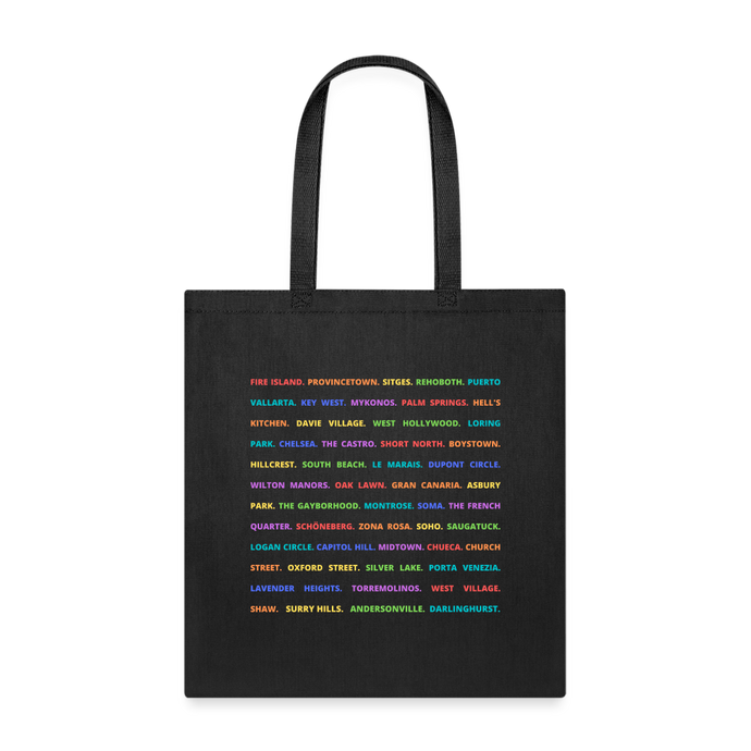 Gayborhood Tote - black