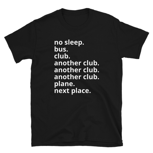 No Sleep Tee - The Gay Bar Shop