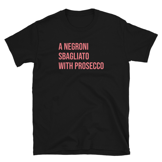 A Negroni Sbagliato With Prosecco Tee